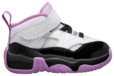 Jordan Girls Jumpman Two Trey - Girls' Infant Basketball Shoes White/Black/Barely Grape
