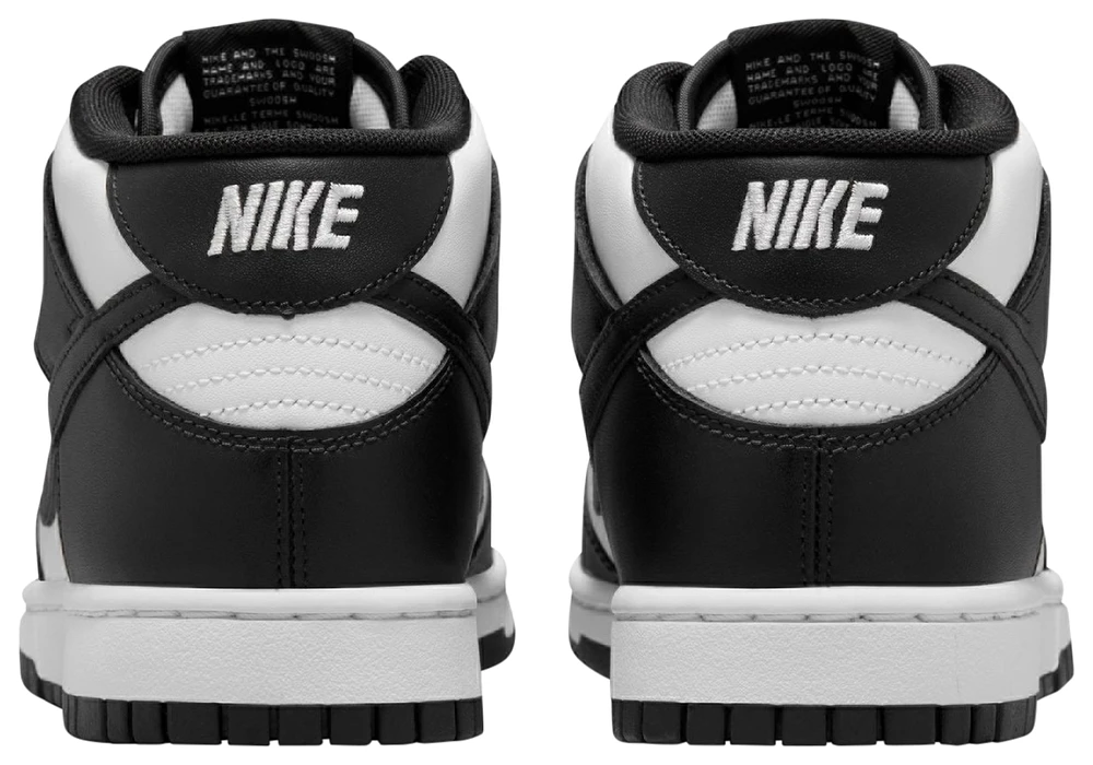 Nike Mens Dunk Mid - Basketball Shoes White/Black/White