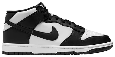 Nike Mens Dunk Mid - Basketball Shoes White/Black/White