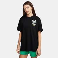 Nike Womens Nike NSW OC 2 BF AMD T-Shirt - Womens Black/Multi Size XS