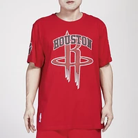 Pro Standard Mens Rockets Crackle SJ T-Shirt - Red