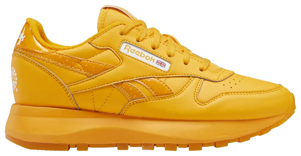 womens yellow reebok classic