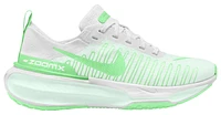 Nike Womens Nike ZoomX Invincible Run Flyknit 3 - Womens Training Shoes Silver/White/Green Size 08.5