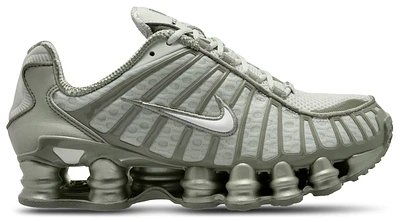 Nike Womens Shox TL - Shoes Light Silver/White/Light Army