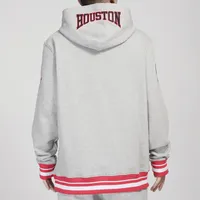 Pro Standard Mens Rockets Crest Emblem Fleece P/O Hoodie - Gray