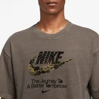 Nike Mens Nike Regrind HBR T-Shirt - Mens Olive/Black Size S