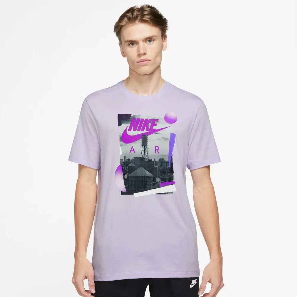 Nike Mens Nike Rhythm Photo T-Shirt - Mens Purple/Purple Size S