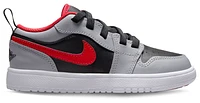 Jordan Boys AJ 1 Low ALT - Boys' Preschool Basketball Shoes Black/Fire Red/Cement Gray