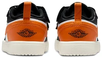 Jordan Boys AJ 1 Low - Boys' Preschool Shoes Black/Orange