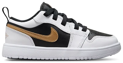 Jordan Boys AJ 1 Low - Boys' Preschool Shoes Gold/White/Black