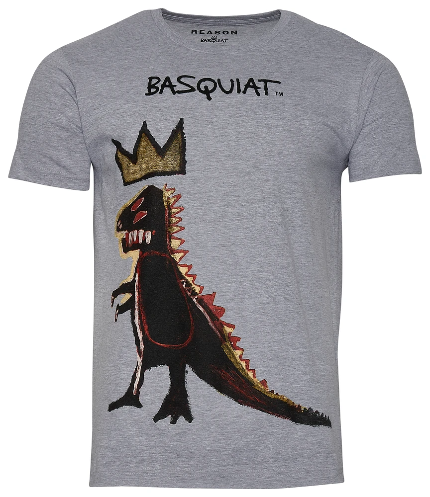 Reason Mens Basquiat T-Shirt - Gray/Gray