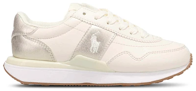 Polo Girls Train 89 Sport - Girls' Grade School Shoes Cream/Gold Metallic