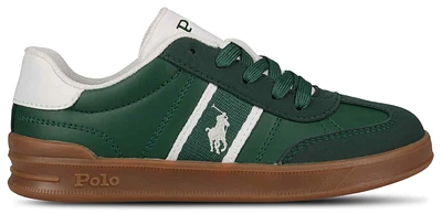 Polo Ralph Lauren Boys Polo Ralph Lauren Heritage Court III T-Toe - Boys' Preschool Shoes Dark Green/Cream Size 01.0