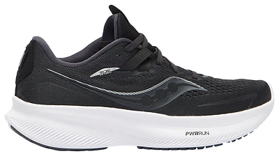 Saucony Womens Ride 15 - Running Shoes Black/White