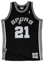 Mitchell & Ness Mens Tim Duncan Mitchell & Ness Spurs Swingman Jersey