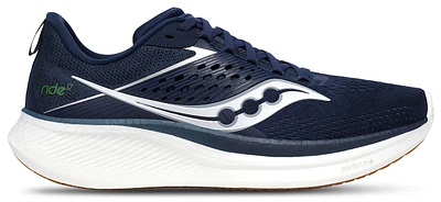 Saucony Mens Saucony Ride 17 - Mens Running Shoes Navy/Gum Size 11.5