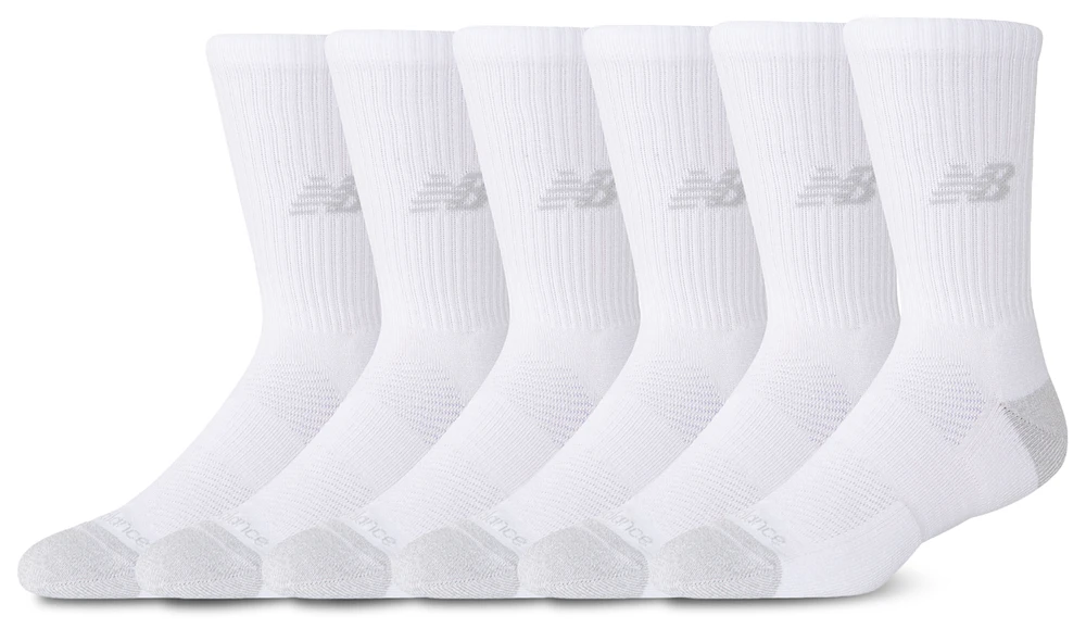 New Balance Active Cushion 6PK Crew Sock
