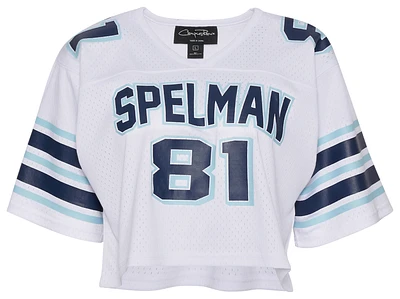 Campus Remix Mens Spelman College Football Jersey - Blue