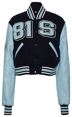 Campus Remix Mens Spelman College Varsity Jacket - Blue/Blue