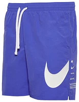 Nike Mens Graphic HBR 7" Shorts - Purple/White