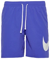 Nike Mens Graphic HBR 7" Shorts - Purple/White