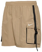 Nike Mens Nike Volley Cargo 7" Shorts - Mens Black/Tan Size S