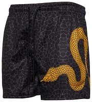 Deuce Mens Mesh Shorts - Black/Yellow