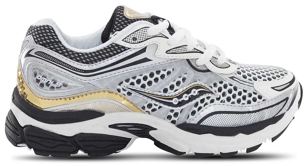 Saucony Boys Omni 9 - Boys' Grade School Shoes Silver/Gold/White