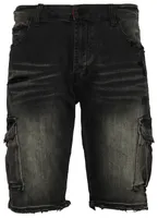 Smugglers Moon Mens Smugglers Moon Denim Shorts - Mens Black/Black Size 28