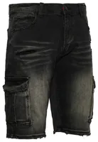 Smugglers Moon Mens Smugglers Moon Denim Shorts - Mens Black/Black Size 28