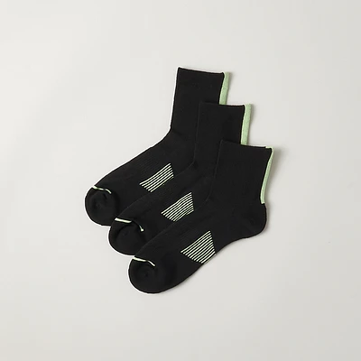 LCKR 3 Pack Performance Quarter Socks - Men's