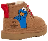 UGG Boys x Sesame Friends Neumel II - Boys' Toddler Shoes Chestnut/Chestnut