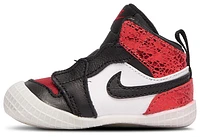 Jordan Boys AJ 1 Crib Bootie - Boys' Infant Basketball Shoes Varsity Red/Black/White