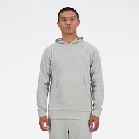 New Balance Mens Tech Knit Pullover Hoodie - Grey/Grey