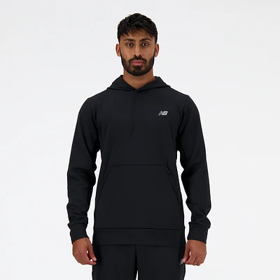 New Balance Mens New Balance Tech Knit Pullover Hoodie - Mens Black/Black/Black Size XXL