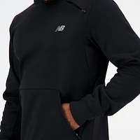 New Balance Mens New Balance Tech Knit Pullover Hoodie - Mens Black/Black/Black Size XXL