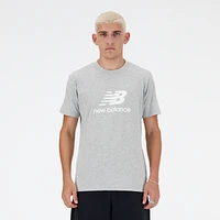 New Balance Mens Sport Essentials Logo T-Shirt - Athletic Grey/White