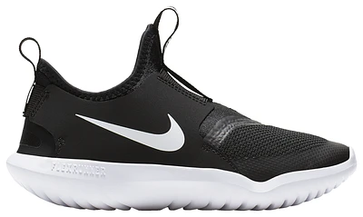 Nike Boys Flex Runner - Boys' Preschool Running Shoes Black/White