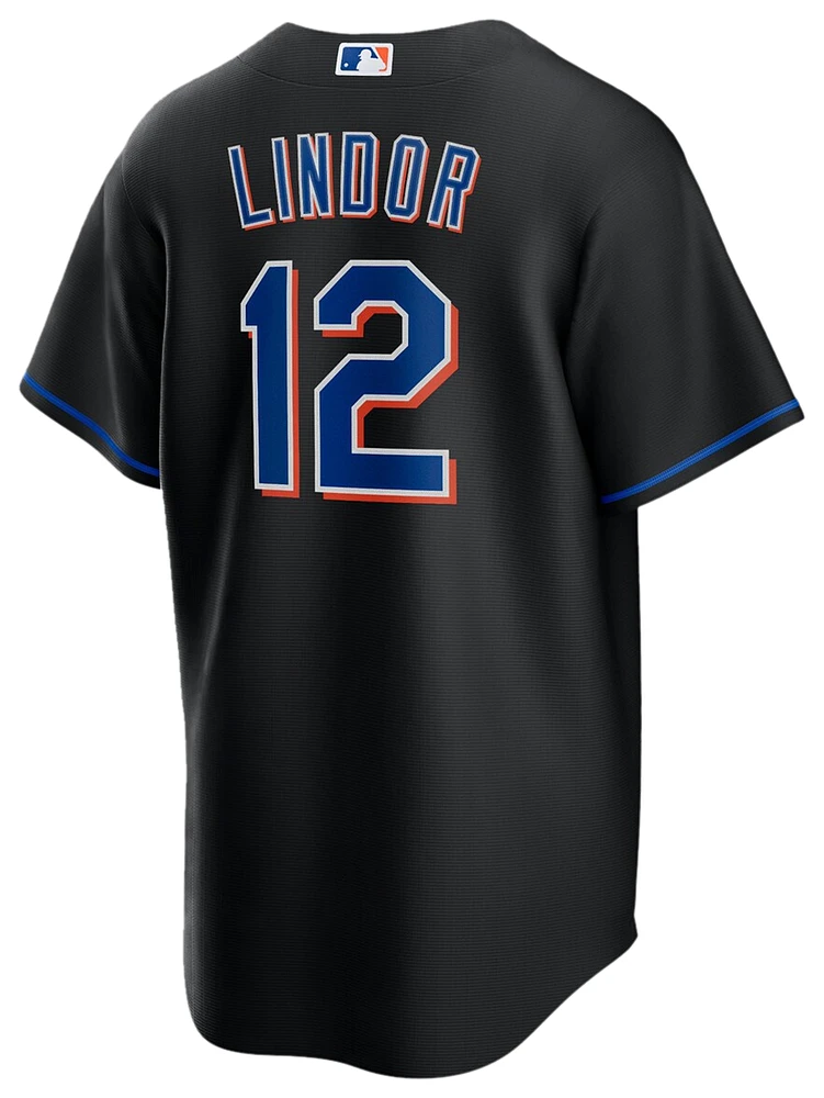 Nike Mens Francisco Lindor Nike Mets 2022 Replica Player Jersey