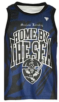 For The Fan Mens Hampton Jersey - Blue/Multi