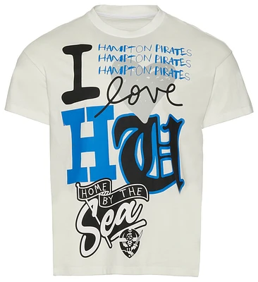 For The Fan Mens For The Fan I Heart Hampton T-Shirt - Mens White/Multi Size XXL