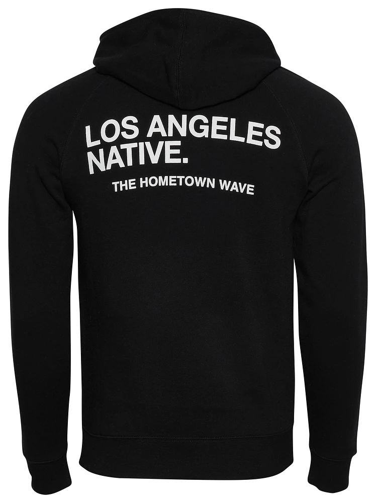The Hometown Wave Mens Native LA Hoodie - Black/White