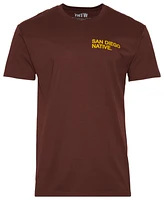 The Hometown Wave Mens From San Diego T-Shirt - Brown/Yellow