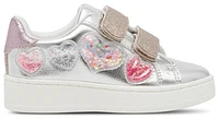 Steve Madden Girls TELECTRA SNEAKER - Girls' Toddler Shoes Silver/Multi