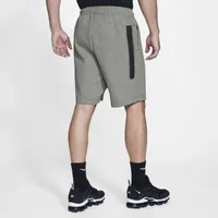 Nike Mens Nike Tech Fleece Shorts - Mens Dark Grey Heather/Black Size XL