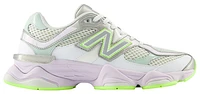 New Balance Womens 9060 - Running Shoes White/Purple/Silver