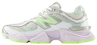 New Balance Womens 9060 - Running Shoes White/Purple/Silver