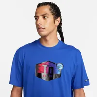 Nike Mens Nike NSW Tuned Air Graphic T-Shirt - Mens Royal/Multi Size S