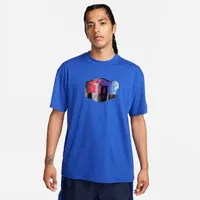 Nike Mens Nike NSW Tuned Air Graphic T-Shirt - Mens Royal/Multi Size S