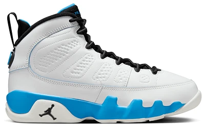 Jordan Boys Air 9 Retro Remastered - Boys' Grade School Basketball Shoes Summit White/Black/Dk Powder Blue